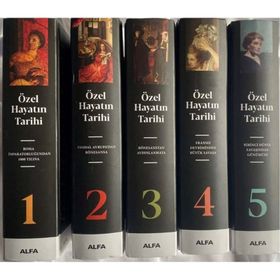 Özel Hayatın Tarihi Seti 5 Kitap Takım Ciltli Philippe Aries,Georges Duby