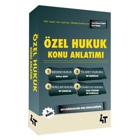 Özel Hukuk Konu Anlatımı-4T Yayınları