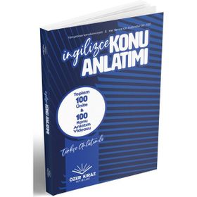 Özer Kiraz Yayınları ingilizce Konu Anlatımı