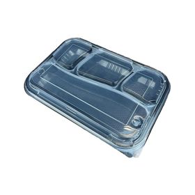 Özge Plastik 4 Bölmeli Sıcağa Dayanıklı Kapaklı Kebap Kabı