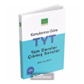 Özgül Yayınları Konularına Göre TYT Tüm Dersler Çıkmış Sorular