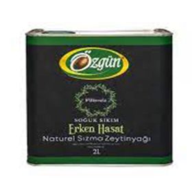 Özgün 2 lt Teneke Erken Hasat Filtresiz Soğuk Sıkım Sızma Zeytinyağı