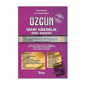Özgün İdari Hâkimlik Soru Bankası