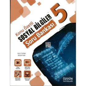 Özgün Yayınları 5.Sınıf Sosyal Bilgiler Konu Özetli Soru Bankası