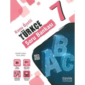 Özgün Yayınları 7.sınıf Türkçe Konu Özetli Soru Bankası