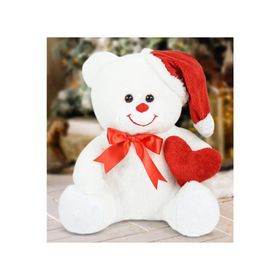 Özgüner Oyuncak Noel Şapkalı Ayıcık 60 cm Peluş Oyuncak