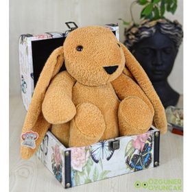 Özgüner Oyuncak Uyku Arkadaşım Kahverengi Tavşan 65 cm Peluş Oyuncak