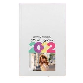 Özgüvena DEFTER-002l Fotoğraf Baskılı 2022 Temalı Deri Kaplı Defter