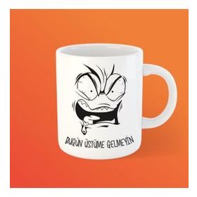 Özgüvenal Bugün Üstüme Gelmeyin Beyaz Kupa Bardak