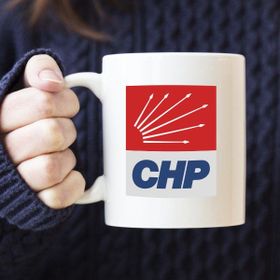 Özgüvenal Chp Beyaz Kupa Bardak