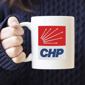 Özgüvenal Chp Beyaz Kupa Bardak