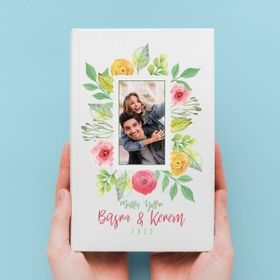 Özgüvenal DEFTER-009 Fotoğraf Baskılı 2022 Temalı Deri Kaplı Defter