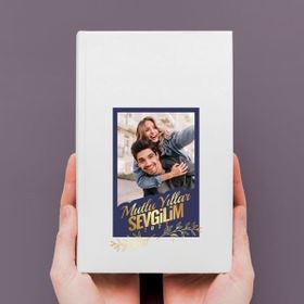 Özgüvenal DEFTER-011 Fotoğraf Baskılı 2022 Temalı Deri Kaplı Defter
