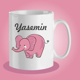 Özgüvenal Kişiye Özel Karikatür Temalı Bardak-4 Beyaz Kupa Bardak