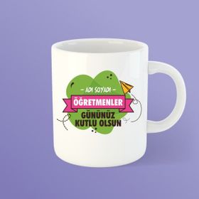 Özgüvenal Öğretmenler Günü Beyaz Bardak Kupa