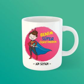 Özgüvenal Öğretmenler Günü Beyaz Bardak Kupa