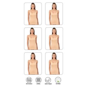 Özkan 0107 Ten İp Askılı Kadın Atlet