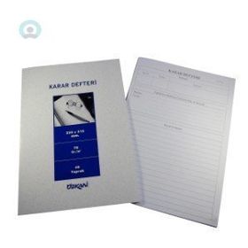 Özkan 40 Yaprak Numaralı Karar Defteri