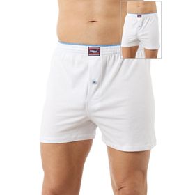 Özkan Underwear 0041 Beyaz Şardonlu Erkek Boxer