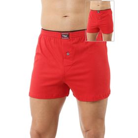 Özkan Underwear 0041 Kırmızı Şardonlu Erkek Boxer