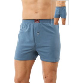 Özkan Underwear 0041 Mavi Şardonlu Erkek Boxer