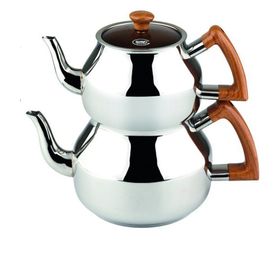 Özkent 314-03 Marmaris Ahşap Mini Çaydanlık