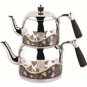 Özkent 386 Armine Mini Siyah Çaydanlık