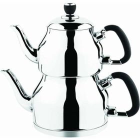 Özkent K-334 3.2+1.7 lt Siyah Kulp Symbol Mega Çaydanlık