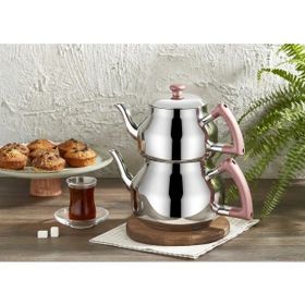Özkent K-348-03 Marmaris Piramit Mini Boy Sade Çaydanlık
