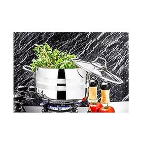 Özlife 4004 Ekin 20x10 cm Sade Çelik Tekli Tencere