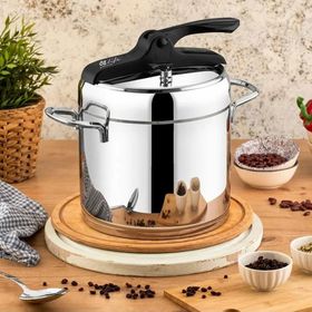 Özlife 4041 Nova Sade 6 lt Gri Düdüklü Tencere Seti