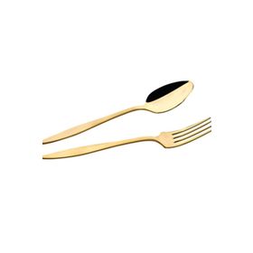 Özlife 60 Parça Ela Gold Çatal Kaşık Takımı