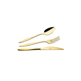 Özlife 60 Parça Ela Gold Çatal Kaşık Takımı