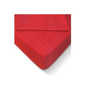 Özlü 100x200 cm Kırmızı Fitted Lastikli Tek Kişilik Çarşaf Seti