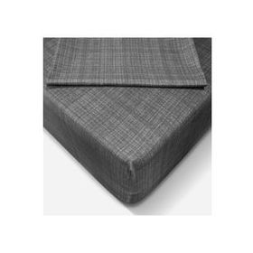 Özlü 160x200 cm Antrasit Fitted Lastikli Çift Kişilik Çarşaf Seti