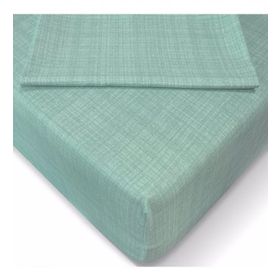 Özlü 160x200 cm Mint Yeşili Fitted Lastikli Çift Kişilik Çarşaf Seti