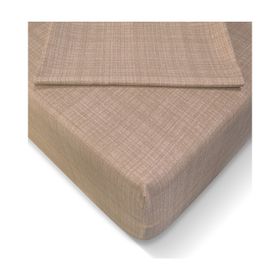 Özlü 160x200 cm Sütlü Kahve Fitted Lastikli Çift Kişilik Çarşaf Seti