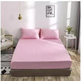 Ozlu Fitted Lastikli Tek Kisilik Carsaf Seti (100X200)-Pudra