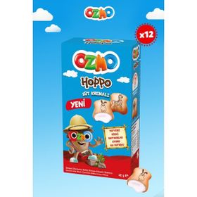 Ozmo 40 gr Hoppo Süt Kremalı (12 adet)