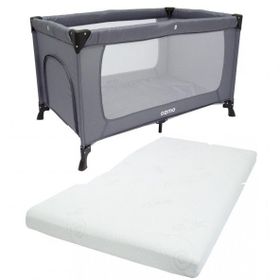 Ozmo Aura 70x120 cm Yataklı Gri Oyun Parkı