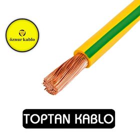 Öznur 10 mm NYAF HFFR Sarı Yeşil Kablo
