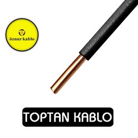 Öznur 1,5 mm NYA Siyah Kablo