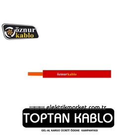 Öznur 2.5 mm Kırmızı NYA Kablo