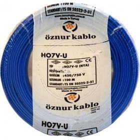 Öznur 2.5 mm Nya Mavi 100 m %100 Bakır Kablo