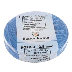 Öznur 2.5 mm Nya Mavi 100 m %100 Bakır Kablo