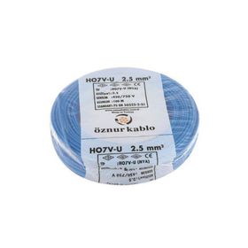 Öznur 2.5 mm Nya Mavi 100 m %100 Bakır Kablo
