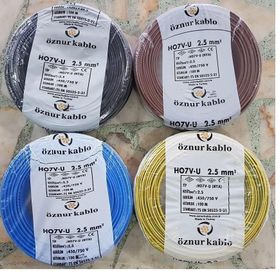 Öznur 2.5 mm Nya Sarı Yeşil 100 m %100 Bakır Kablo