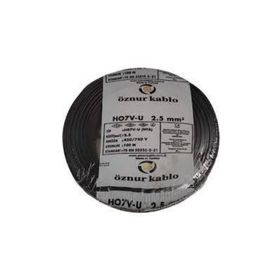Öznur 2.5 mm Siyah NYA Kablo