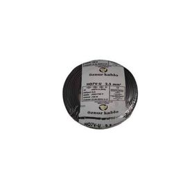 Öznur 2.5 mm Siyah NYA Kablo
