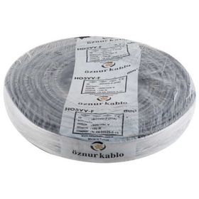 Öznur 2x0.75 mm 25 mt Siyah TTR Kablo
